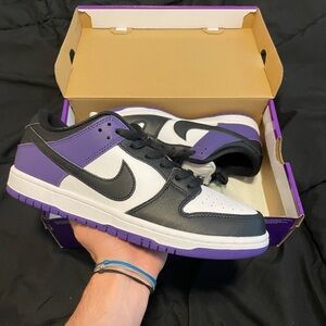 Nike dunk SB court purple